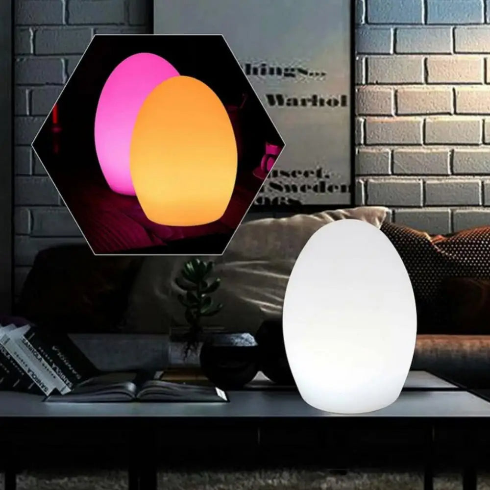 LED Rechargeable RGB Night Light in Egg Shape